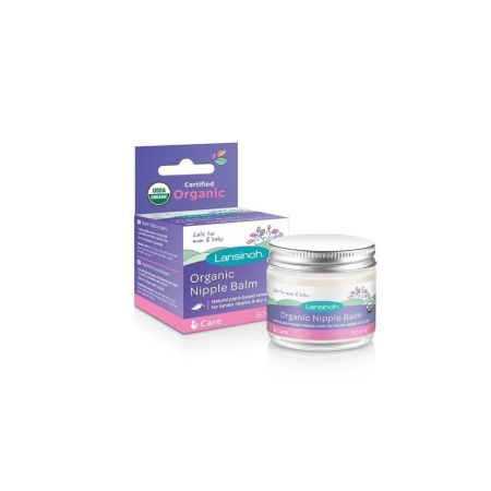 Lansinoh organic nipple cream, 60ml.