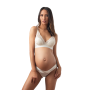 Maternity and nursing bra Warrior Plunge by Hot Milk (ivory)