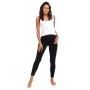 Cotton maternity leggings by DN (black)