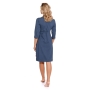 Cotton maternity robe by DN (blue)