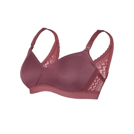 Maternity and nursing bra Serena Prune