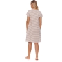 Maternity nursing nightdress by DN (brown, white)