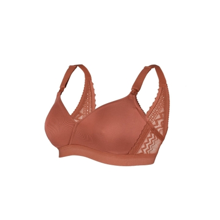 Bralette for pregnant and lactating women Serena, Terracotta, Cache Coeur