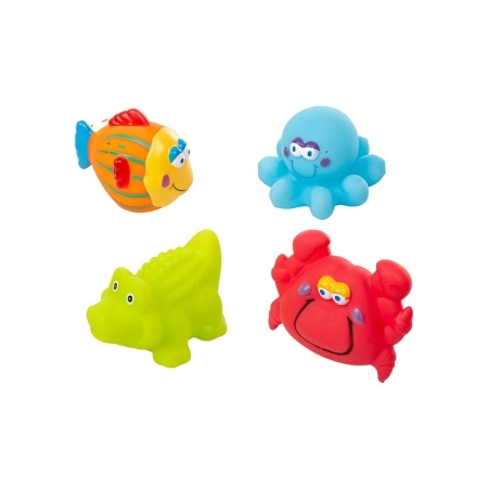 Bath toys set, 4pcs. by Akuku