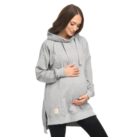 Hoodie for pregnant women "Aurellia" by Mija  (Grey)