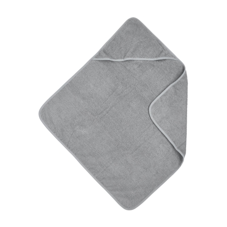 Bathcape basic terry 75x75, by Meyco Baby (Grey)