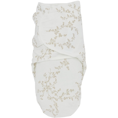 Baby Swaddle, 0-3 months by Meyco Baby (Branches Sand)