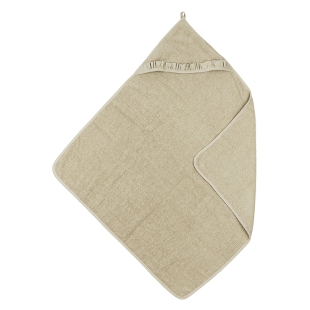 Bathcape basic terry 80x80, by Meyco Baby (Light brown)