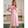 Maternity nursing nightdress, Papaya G, by DN (pink)