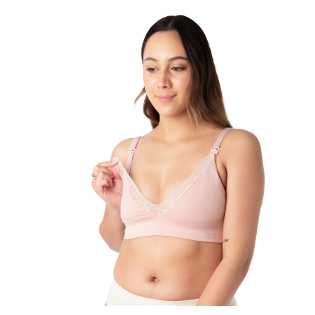 Nursing Bra My Necessity, Caress Regular, HotMilk, Black (pink)