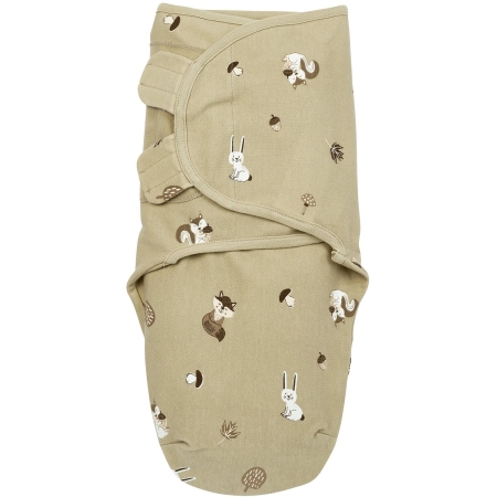 Worek do spania, 0-3 m-cy., Forst Animals sand, TOG 1,0, Meyco Baby