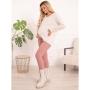 Warm maternity leggings, Mommy (pink)