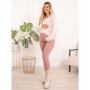Warm maternity leggings, Mommy (pink)