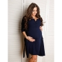 Robe for pregnant and nursing Basic, ForMommy (dark blue)