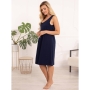 Nightwear for pregnant and nursing Sofia, ForMommy (dark blue)