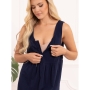 Nightwear for pregnant and nursing Sofia, ForMommy (dark blue)