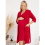 Dressing gown for pregnant and nursing women Basic, ForMommy (burgundy)