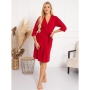 Dressing gown for pregnant and nursing women Basic, ForMommy (burgundy)