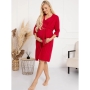 Dressing gown for pregnant and nursing women Basic, ForMommy (burgundy)