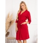 Dressing gown for pregnant and nursing women Basic, ForMommy (burgundy)