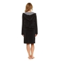 Maternity velvet robe by DN black