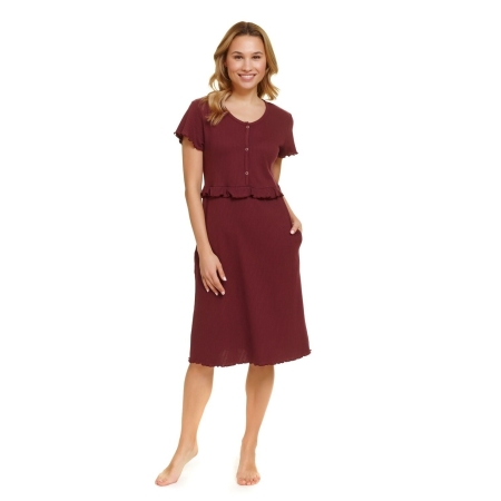 Nightwear for pregnant and nursing women,  sangria DN