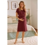 Nightwear for pregnant and nursing women,  sangria DN