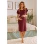 Nightwear for pregnant and nursing women,  sangria DN