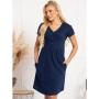 Nightwear for pregnant and nursing women, Ismena, by ForMommy (dark blue)