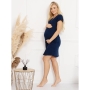 Nightwear for pregnant and nursing women, Ismena, by ForMommy (dark blue)