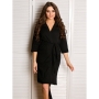 Robe for pregnant and nursing, Basic, by ForMommy (black)