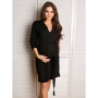 Robe for pregnant and nursing, Basic, by ForMommy (black)