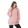 Warm sweater for pregnant and nursing, Naomi, by Mija (pink)