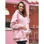 Bluza ciążowa i do karmienia z kapturem Naomi, Mija (rożowy)