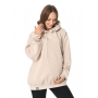 Warm sweater for pregnant and nursing, Naomi, by Mija (beige)