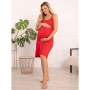 Nightwear for pregnant and nursing, Merry, ForMommy, red