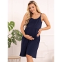 Nightwear for pregnant and nursing, Merry, ForMommy,dark blue