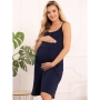 Nightwear for pregnant and nursing, Merry, ForMommy,dark blue