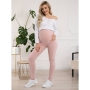 Legginsy ciążowe, Classic, ForMommy (pudrowe)