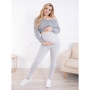 Maternity leggings, Classic, ForMommy grey)
