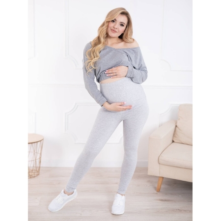 Legginsy ciążowe, Classic, ForMommy (Szary)