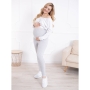 Legginsy ciążowe, Classic, ForMommy (Szary)