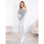 Maternity leggings, Classic, ForMommy grey)