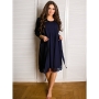 Robe for pregnant and nursing, Grace, by ForMommy (dark blue)