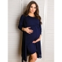 Robe for pregnant and nursing, Grace, by ForMommy (dark blue)