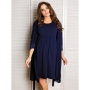 Robe for pregnant and nursing, Grace, by ForMommy (dark blue)