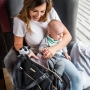 Babyono Torba dla mamy do wózka Coco czarny