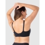 EMBRACE LEAKPROOF BLACK T-SHIRT NURSING BRA - WIREFREE