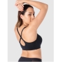 EMBRACE LEAKPROOF BLACK T-SHIRT NURSING BRA - WIREFREE