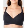 EMBRACE LEAKPROOF BLACK T-SHIRT NURSING BRA - WIREFREE